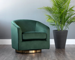 Hazel Swivel Lounge Chair - perfect for casual unwinding | Image 5 | InSTYLE Home & Rugs