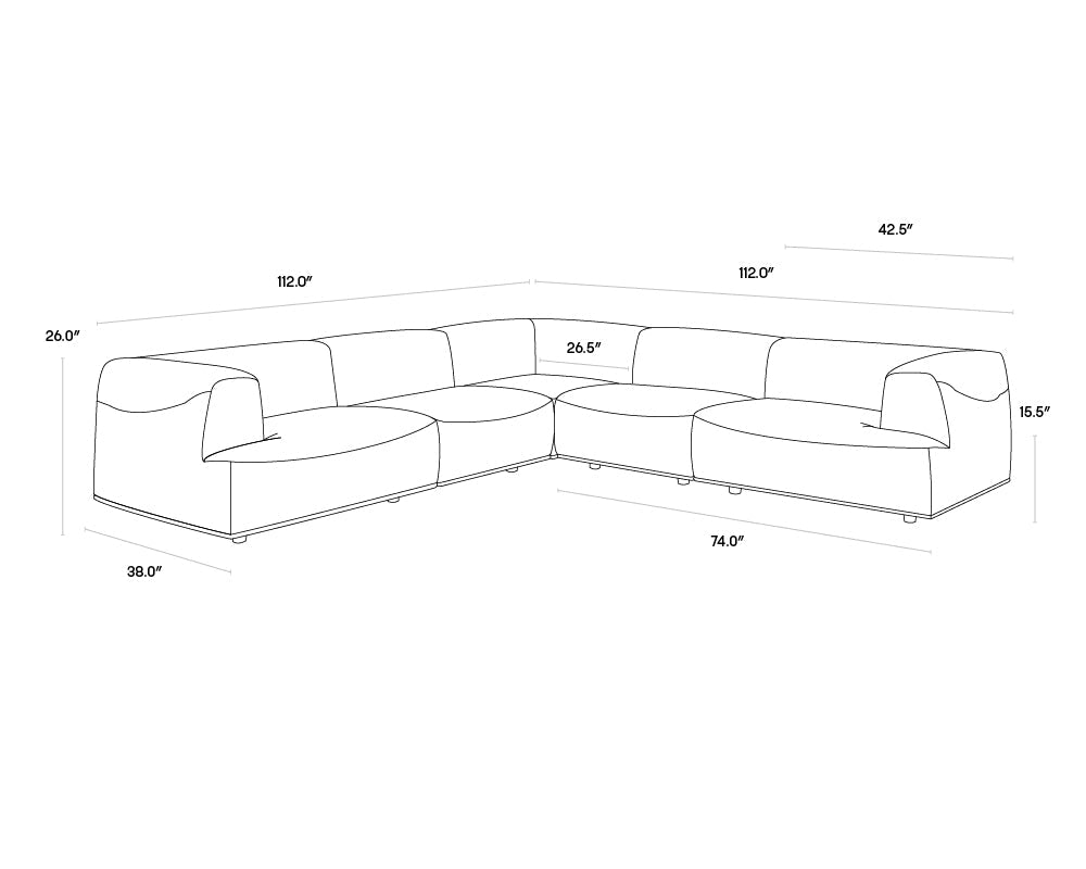 Darren Modular - comfortable chairs for relaxation | Image 9 | InSTYLE Home & Rugs