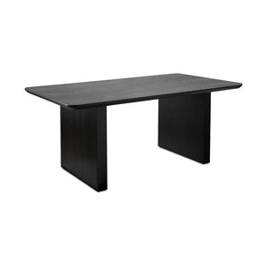 PAULINE DINING TABLE Black Ash Veneer - modern black & ash dining chair | Image 1 | InSTYLE Home & Rugs
