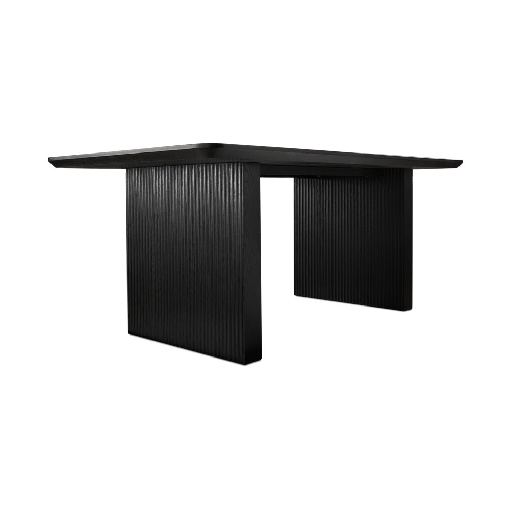 PAULINE DINING TABLE Black Ash Veneer - modern black & ash dining chair | Image 2 | InSTYLE Home & Rugs