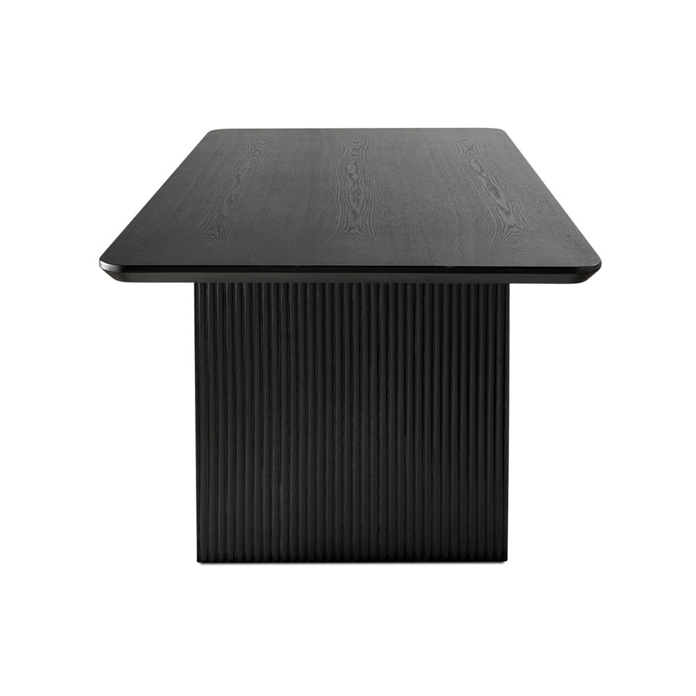 PAULINE DINING TABLE Black Ash Veneer - modern black & ash dining chair | Image 4 | InSTYLE Home & Rugs