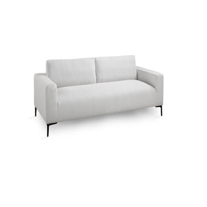 Franco 2 seater sofa Fuzhou Light grey linen black leg - luxury sofa for any space | Image 2 | InSTYLE Home & Rugs