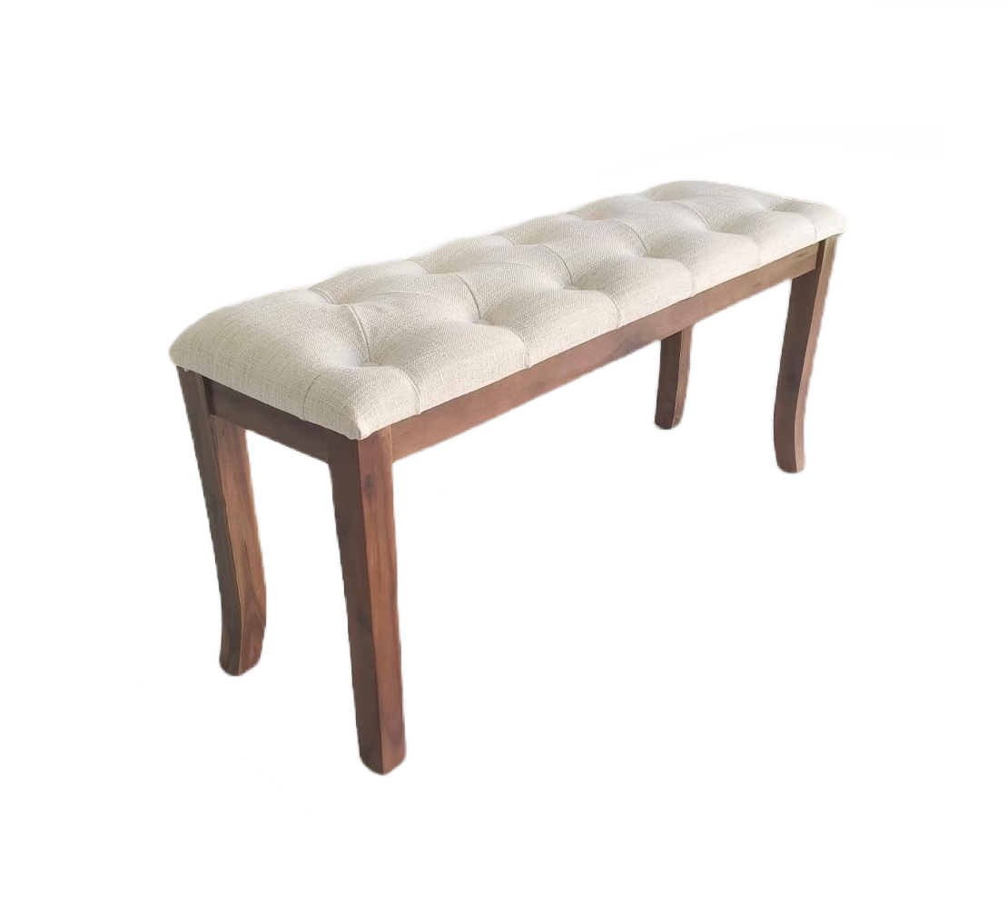 VENICE Bench Beige Linen - stylish bench for any space | Image 1 | InSTYLE Home & Rugs