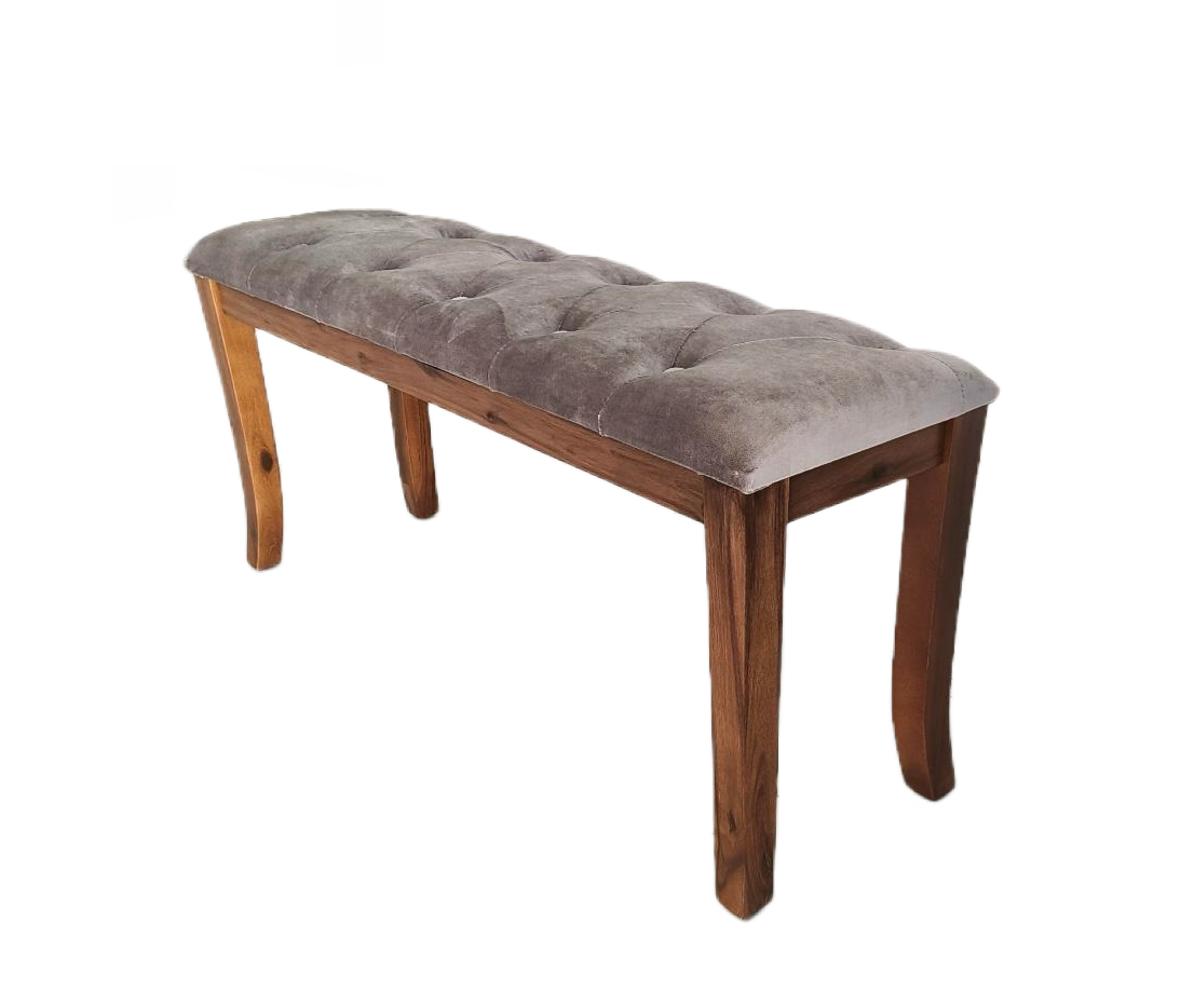 VENICE Bench NP grey velvet - stylish bench for any space | Image 2 | InSTYLE Home & Rugs