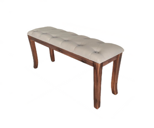 VENICE Bench New Taupe Cream - stylish bench for any space | Image 2 | InSTYLE Home & Rugs