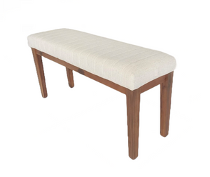 VENUS Bench New Beige Linen - perfect for entryways or patios | Image 2 | InSTYLE Home & Rugs