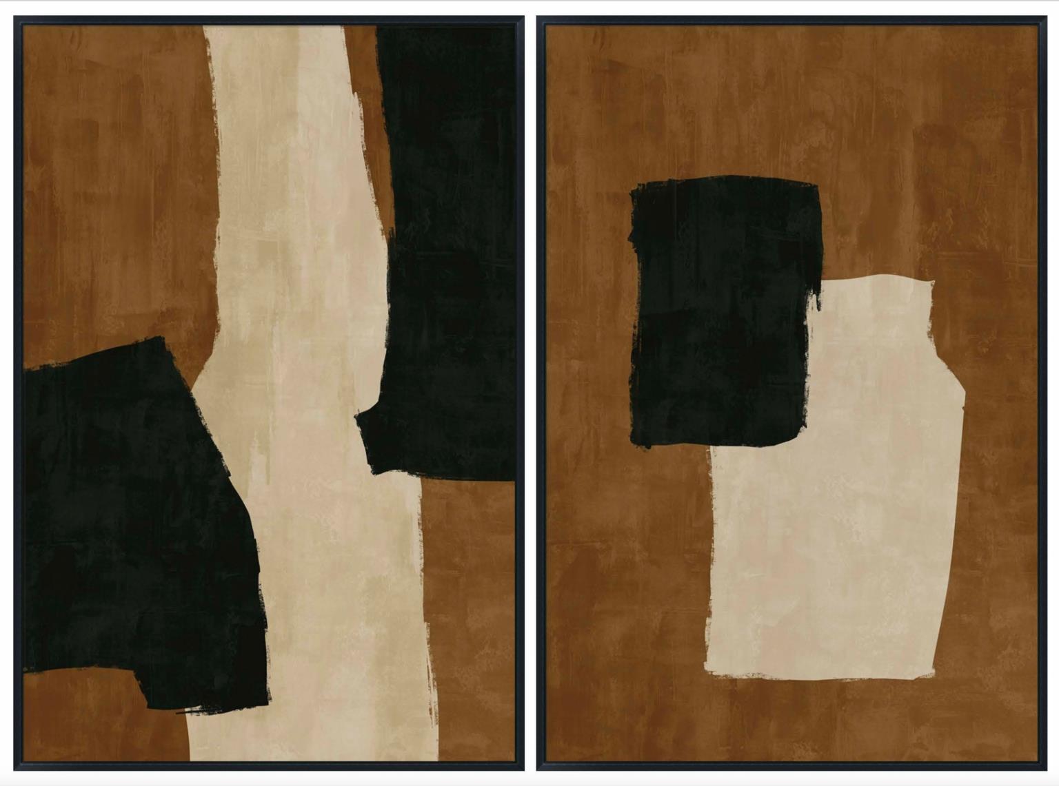 Wall Art XC-2411CB023AB 100x150cm (Set of 2) Abstract - choose from a variety of prints, paintings, and photography | Image 1 | InSTYLE Home & Rugs