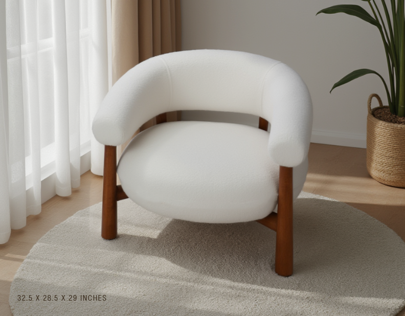 NOVA Wood Accent Chair | InSTYLE Home & Rugs