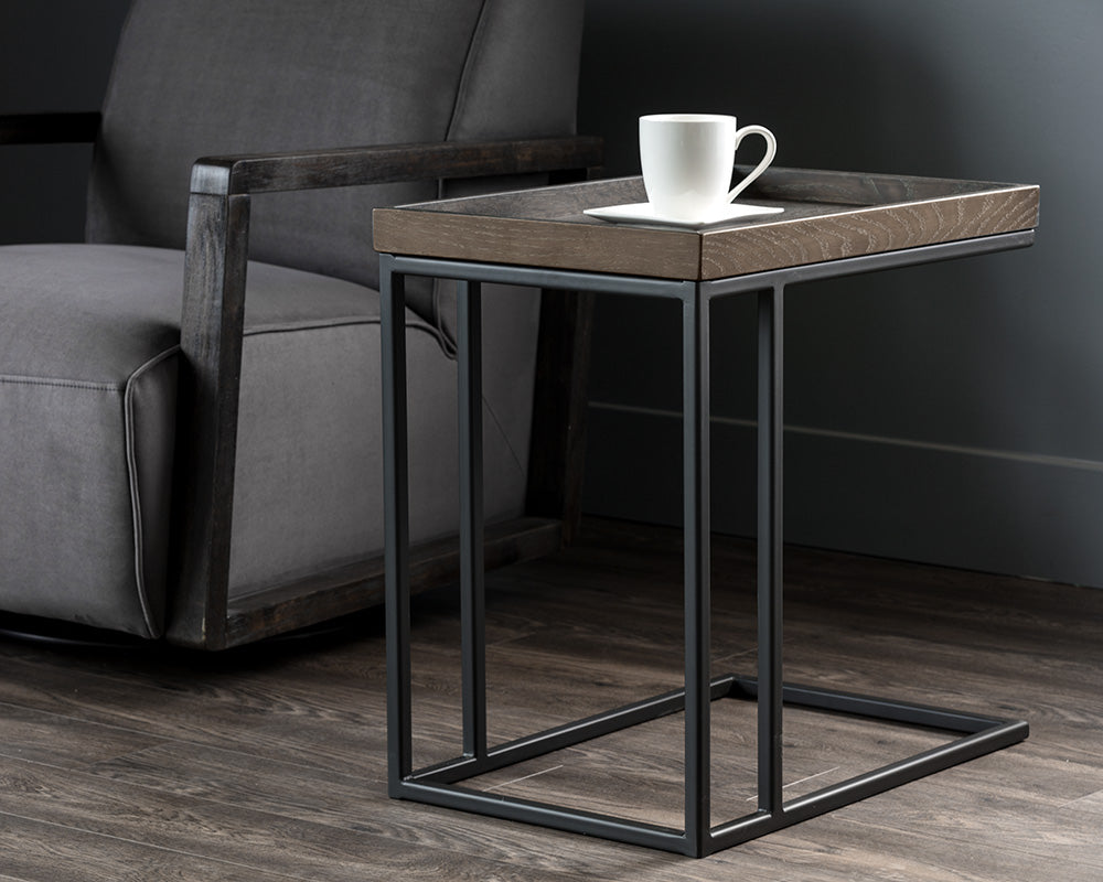 Arden C- Shaped Side Table - accent tables for living rooms | Image 3 | InSTYLE Home & Rugs