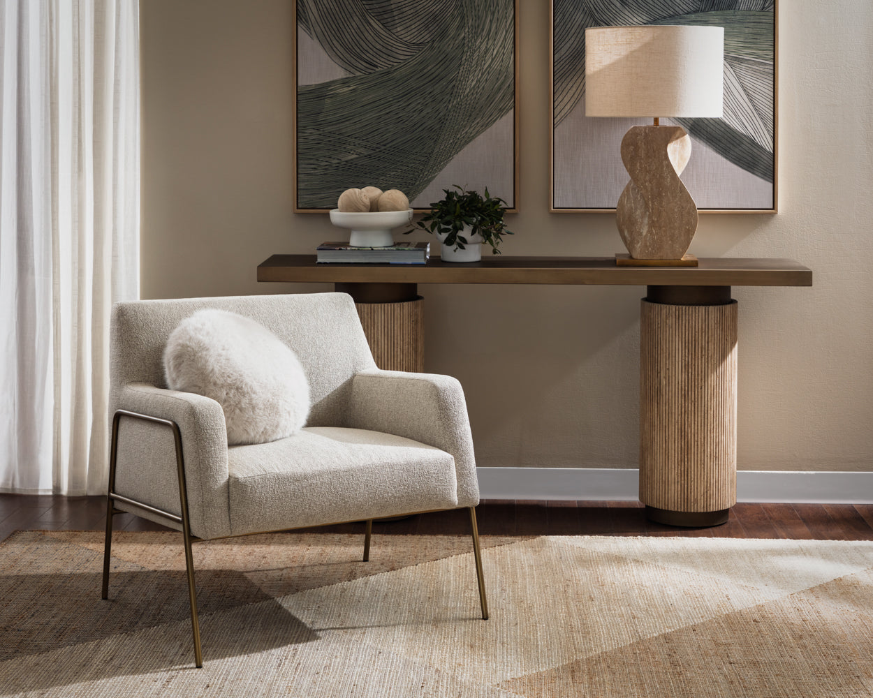 Cybil Lounge Chair - perfect for casual unwinding | Image 4 | InSTYLE Home & Rugs