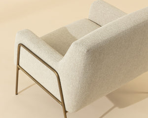 Cybil Lounge Chair - perfect for casual unwinding | Image 6 | InSTYLE Home & Rugs