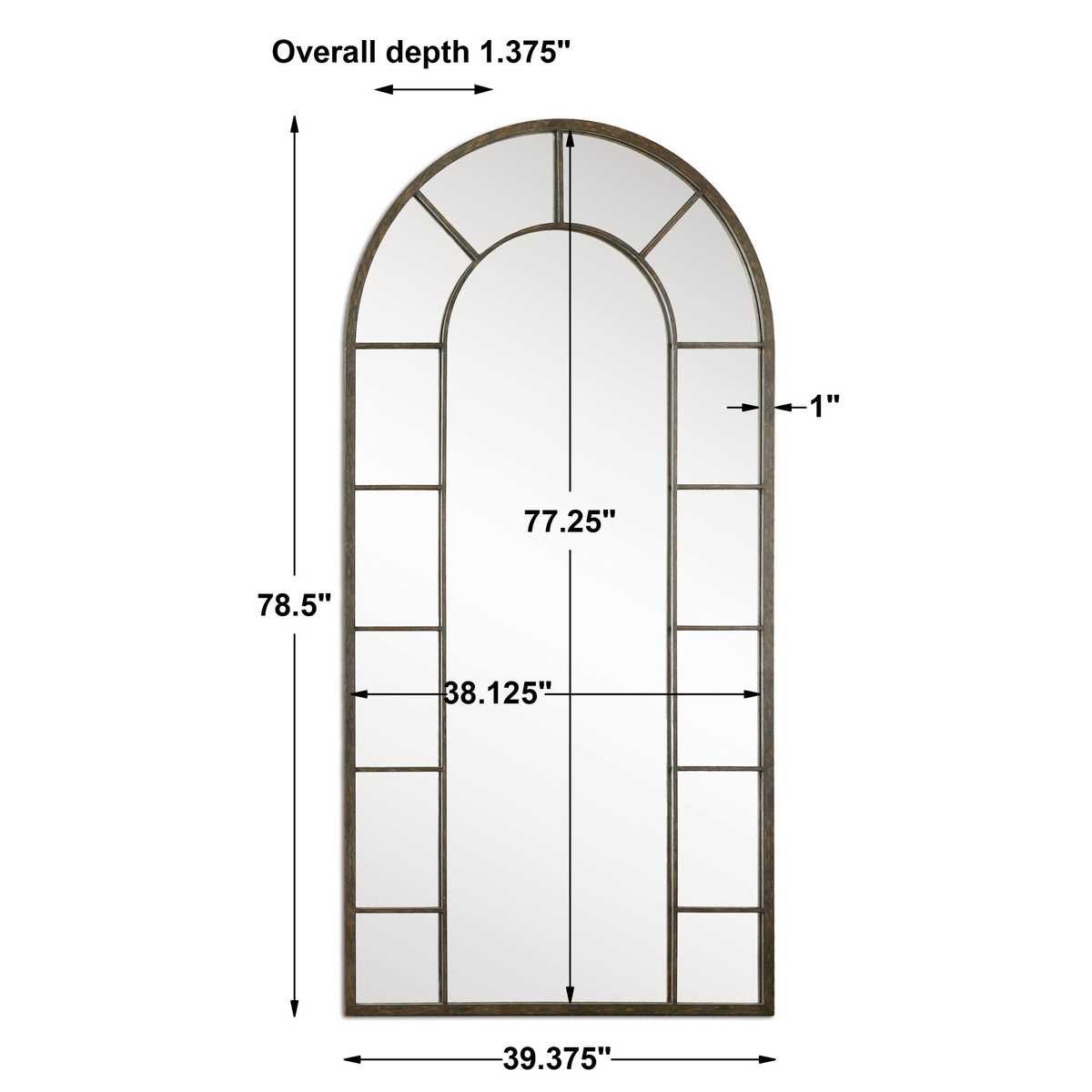 Dillingham Arch Mirror - full-length mirror for creating the illusion of space and light | Image 7 | InSTYLE Home & Rugs