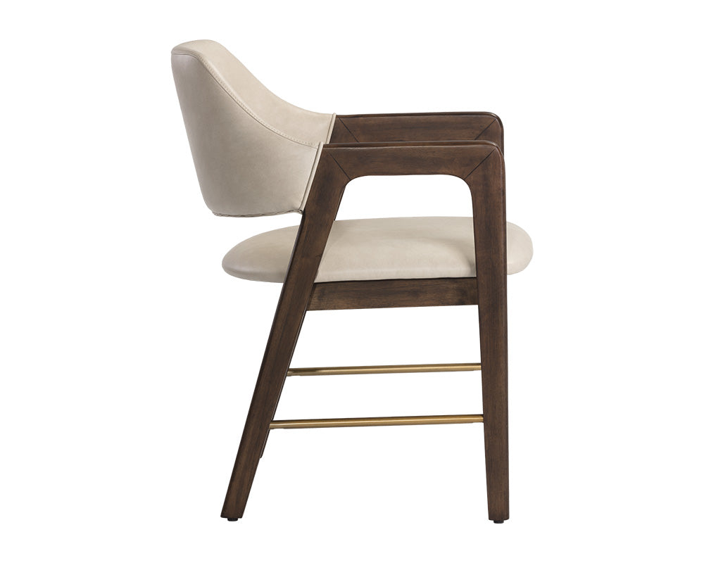 Milton Dining Armchair - elegant seating for dining areas | Image 8 | InSTYLE Home & Rugs