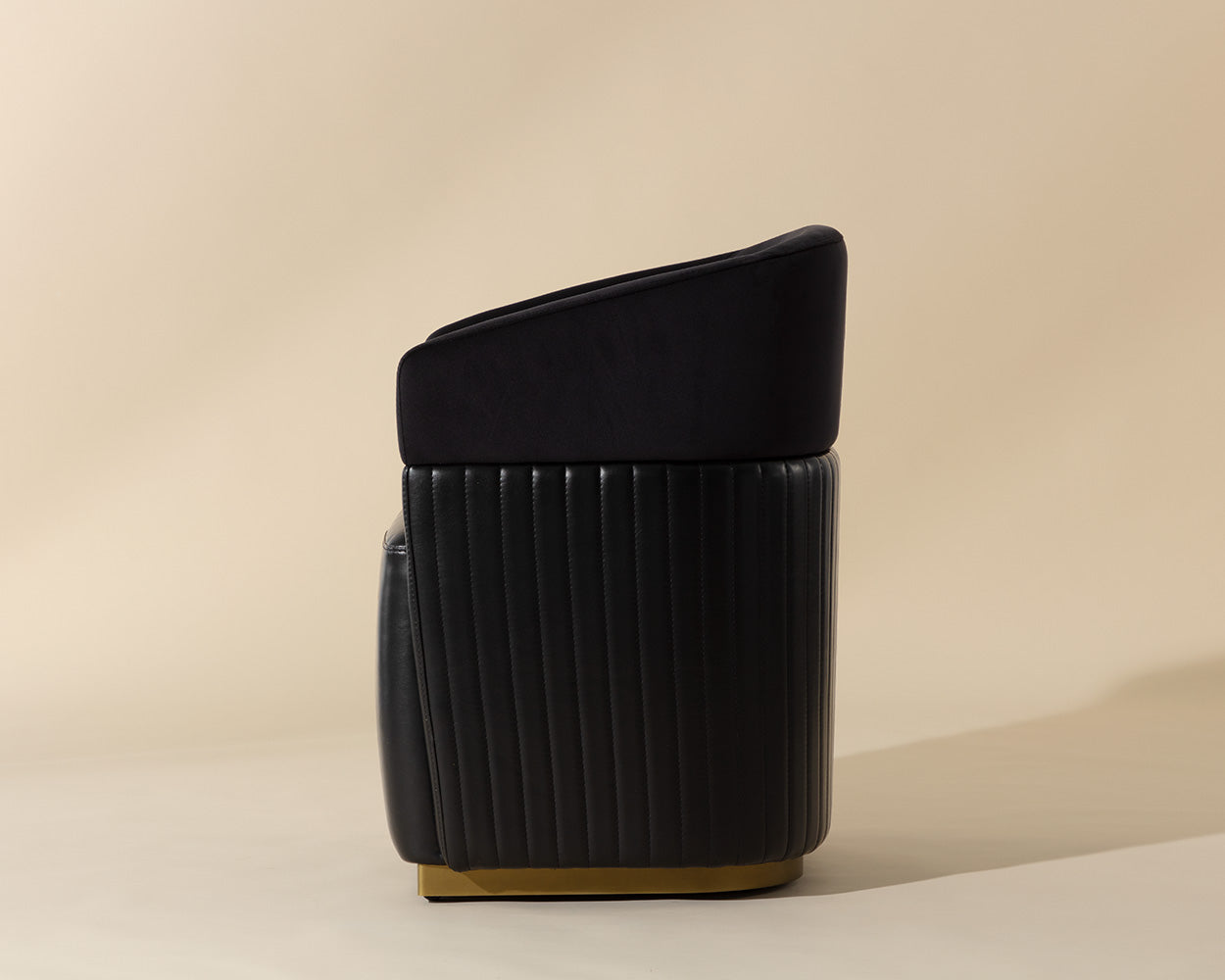 Genval Wheeled Lounge Chair - elegant seating for dining areas | Image 3 | InSTYLE Home & Rugs