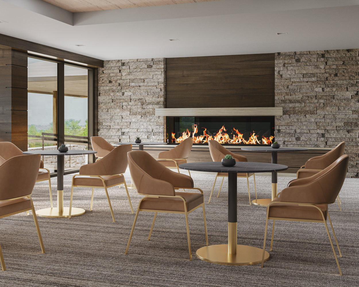 Massie Bistro Table - stylish dining tables for gatherings | Image 4 | InSTYLE Home & Rugs