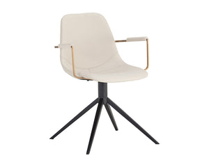 Cassius Swivel Dining Armchair - comfortable dining experience | Image 1 | InSTYLE Home & Rugs