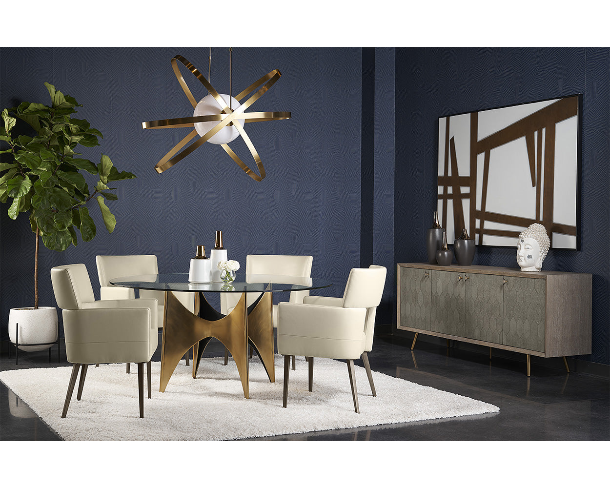 London Dining Table Base - elegant tables for dining rooms | Image 3 | InSTYLE Home & Rugs