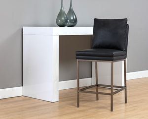 Paige Counter Stool - ergonomic design for comfort | Image 3 | InSTYLE Home & Rugs