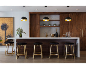 Hendrix Swivel Counter Stool - perfect for modern counters | Image 3 | InSTYLE Home & Rugs