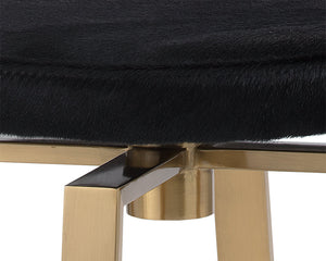 Hendrix Swivel Counter Stool - perfect for modern counters | Image 7 | InSTYLE Home & Rugs