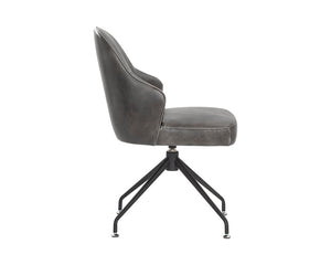 Bretta Swivel Dining Chair - stylish chairs for any table | Image 6 | InSTYLE Home & Rugs