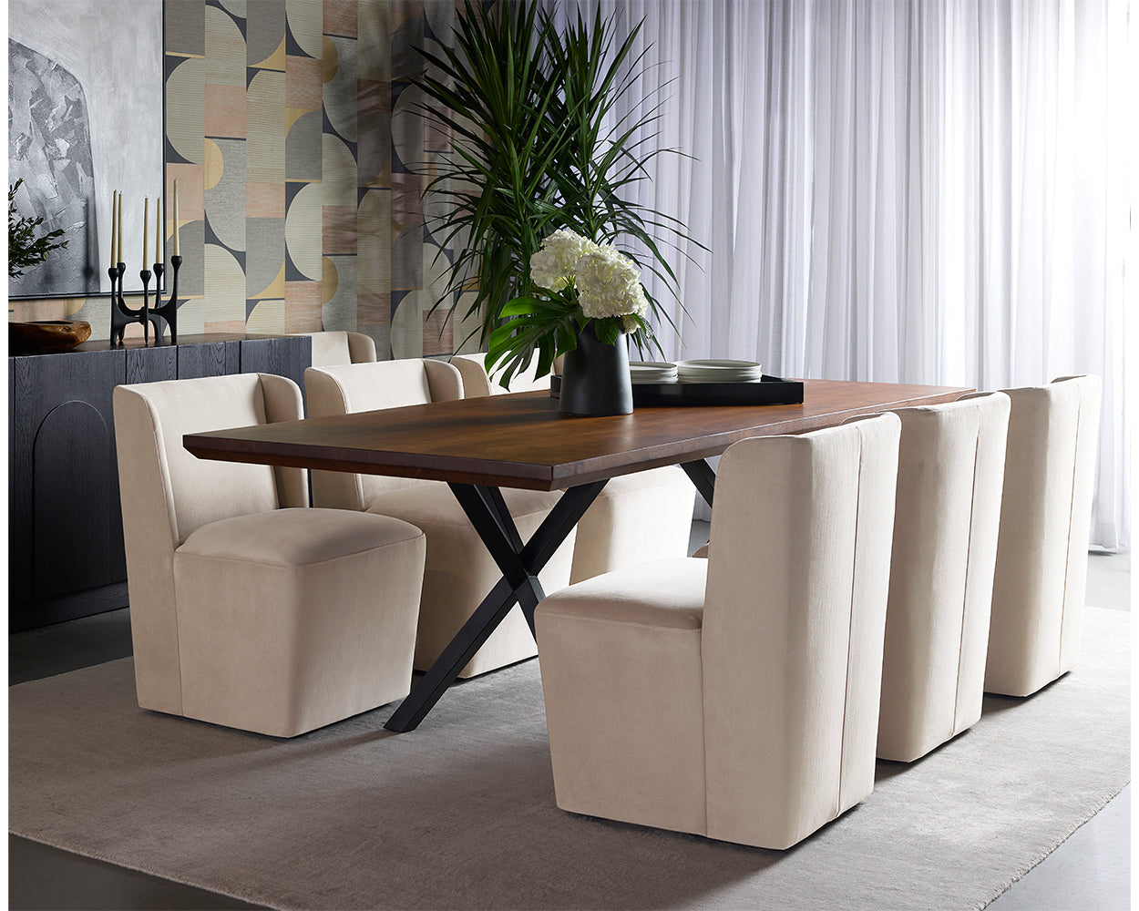 Lark Dining Table - stylish dining tables for gatherings | Image 2 | InSTYLE Home & Rugs