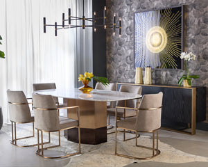 Rayla Dining Armchair - elegant seating for dining areas | Image 3 | InSTYLE Home & Rugs