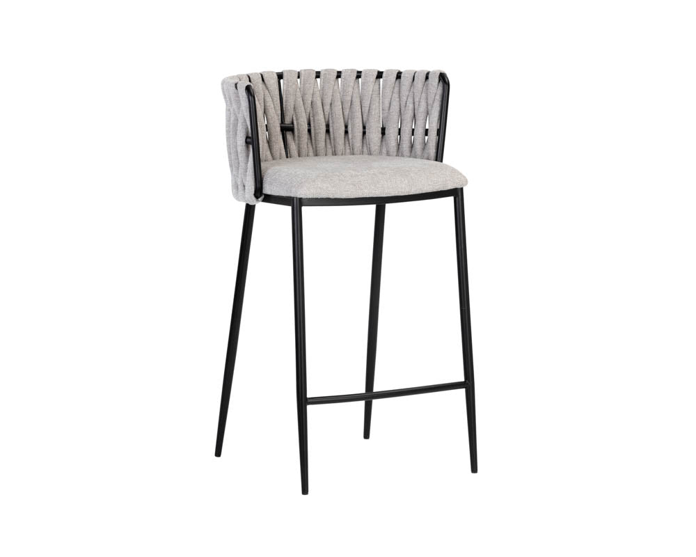 Sarai Counter Stool - perfect for modern counters | Image 5 | InSTYLE Home & Rugs