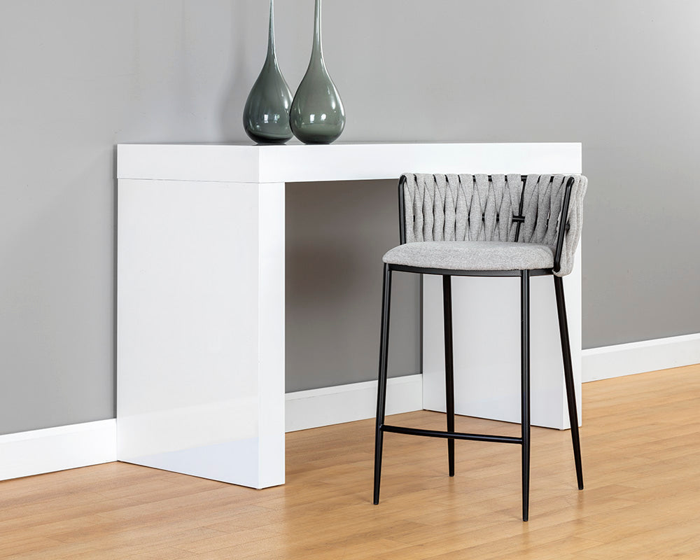 Sarai Counter Stool - perfect for modern counters | Image 3 | InSTYLE Home & Rugs