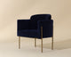 Richie Lounge Chair - Antique Brass