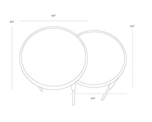 Kyrie Nesting End Tables (Set Of 2) - accent tables for living rooms | Image 7 | InSTYLE Home & Rugs