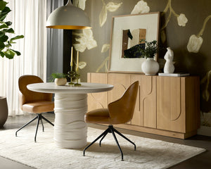 Bretta Swivel Dining Chair - stylish chairs for any table | Image 11 | InSTYLE Home & Rugs