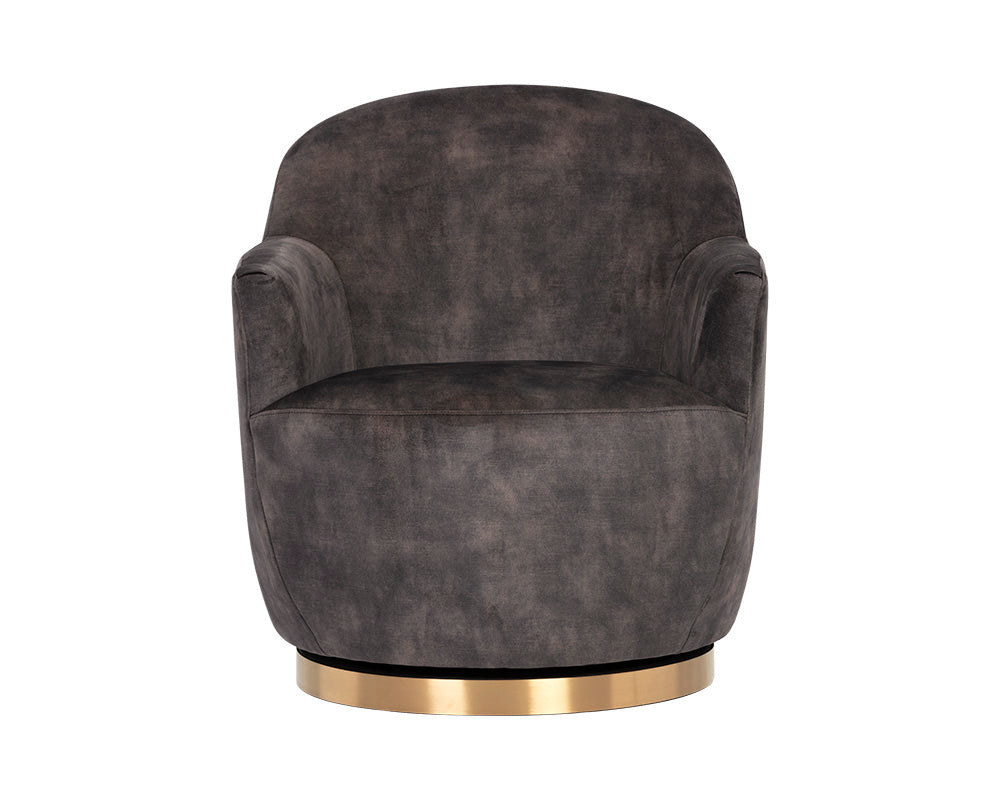 Casey Swivel Lounge Chair - comfortable chairs for relaxation | Image 5 | InSTYLE Home & Rugs