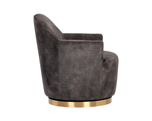 Casey Swivel Lounge Chair - comfortable chairs for relaxation | Image 6 | InSTYLE Home & Rugs