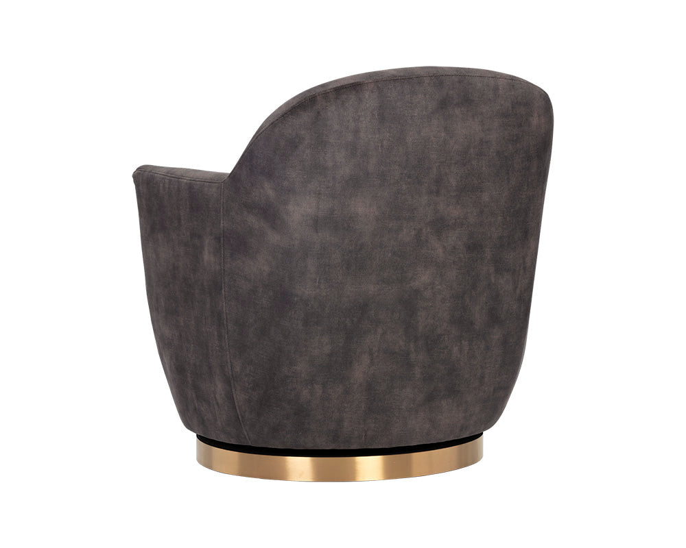 Casey Swivel Lounge Chair - comfortable chairs for relaxation | Image 7 | InSTYLE Home & Rugs