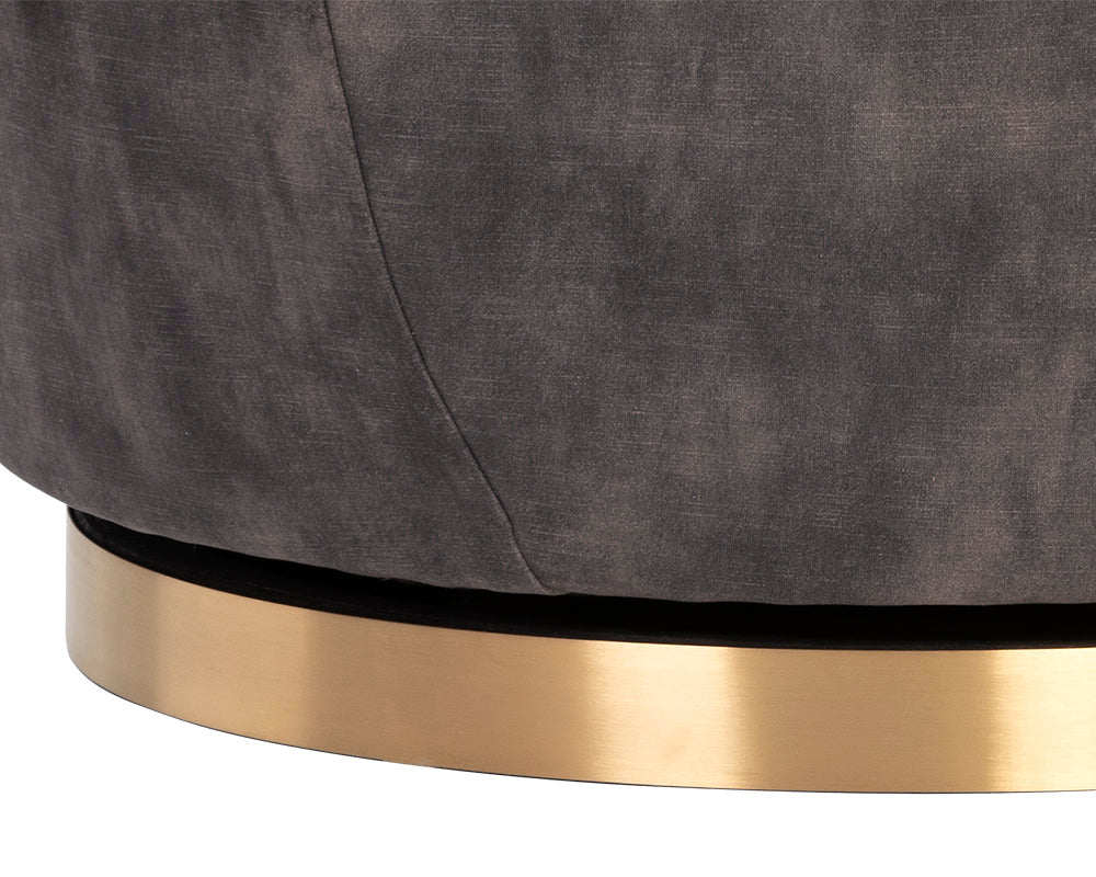 Casey Swivel Lounge Chair - comfortable chairs for relaxation | Image 9 | InSTYLE Home & Rugs