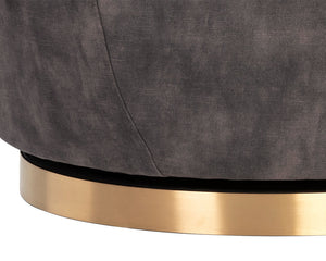 Casey Swivel Lounge Chair - comfortable chairs for relaxation | Image 9 | InSTYLE Home & Rugs