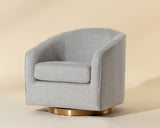 Hazel Swivel Lounge Chair - perfect for casual unwinding | Image 4 | InSTYLE Home & Rugs