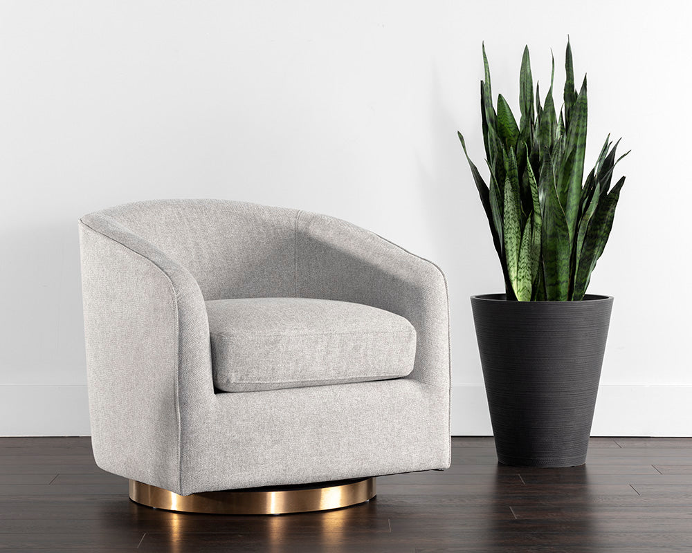 Hazel Swivel Lounge Chair - perfect for casual unwinding | Image 26 | InSTYLE Home & Rugs