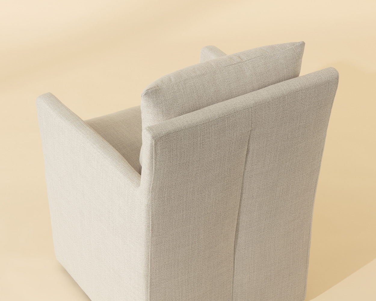 Glenrose Wheeled Dining Armchair - elegant seating for dining areas | Image 6 | InSTYLE Home & Rugs