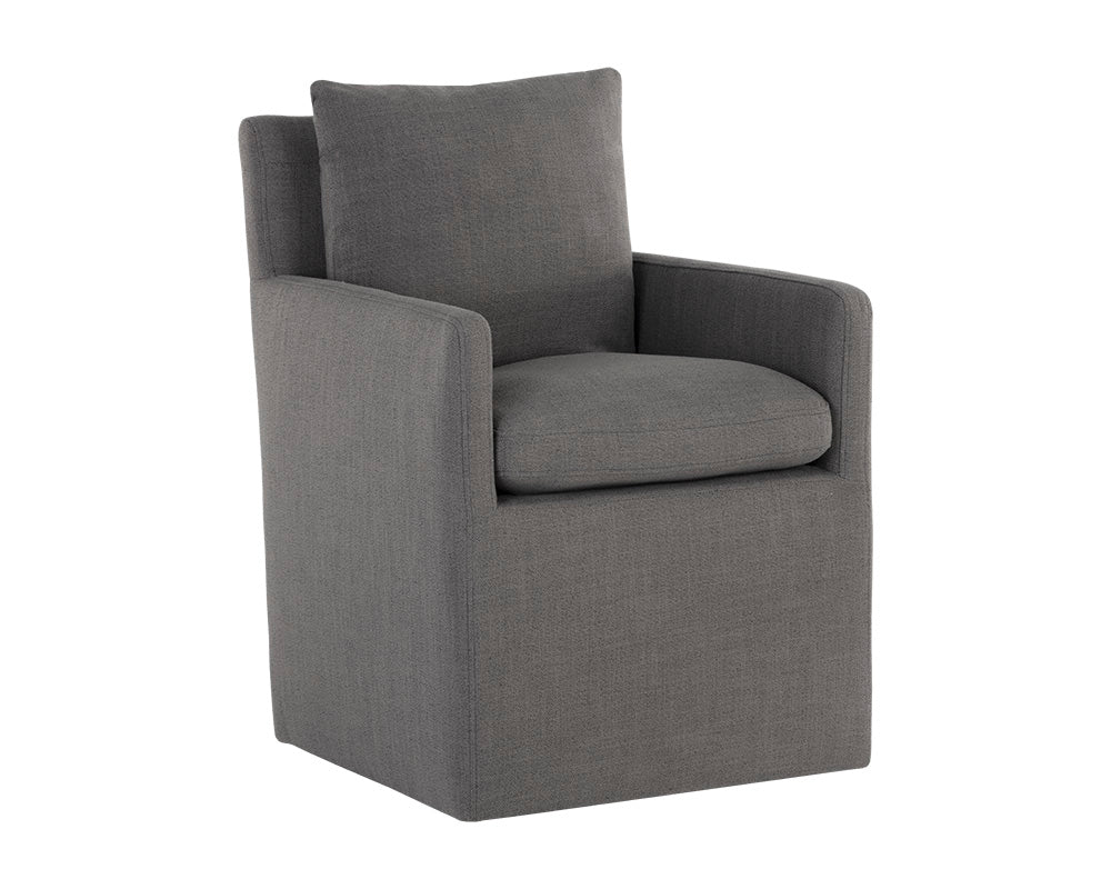 Glenrose Wheeled Dining Armchair - elegant seating for dining areas | Image 16 | InSTYLE Home & Rugs