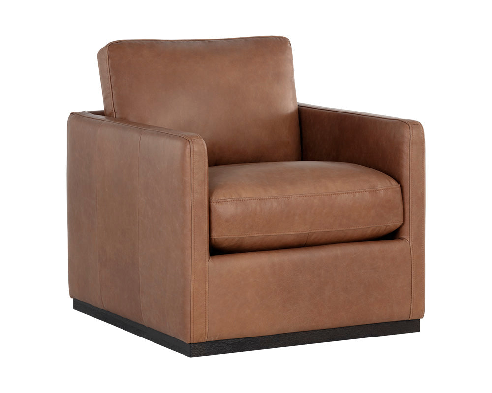 Portman Swivel Lounge Chair - comfortable chairs for relaxation | Image 1 | InSTYLE Home & Rugs