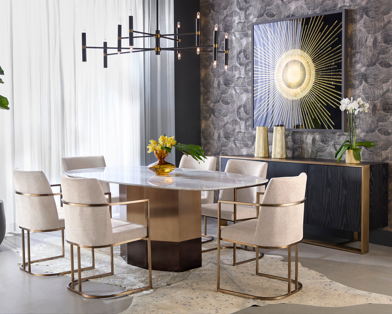 Rayla Dining Armchair - elegant seating for dining areas | Image 13 | InSTYLE Home & Rugs