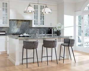 Sarai Counter Stool - perfect for modern counters | Image 12 | InSTYLE Home & Rugs