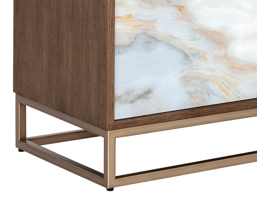 Fuentes Media Console And Cabinet - versatile tables for living rooms and entryways | Image 4 | InSTYLE Home & Rugs