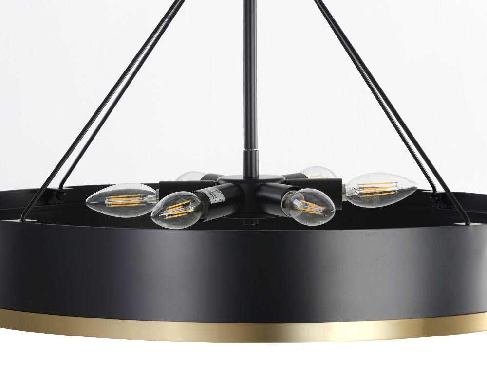 Dudley Chandelier - elegant chandeliers for interiors | Image 8 | InSTYLE Home & Rugs