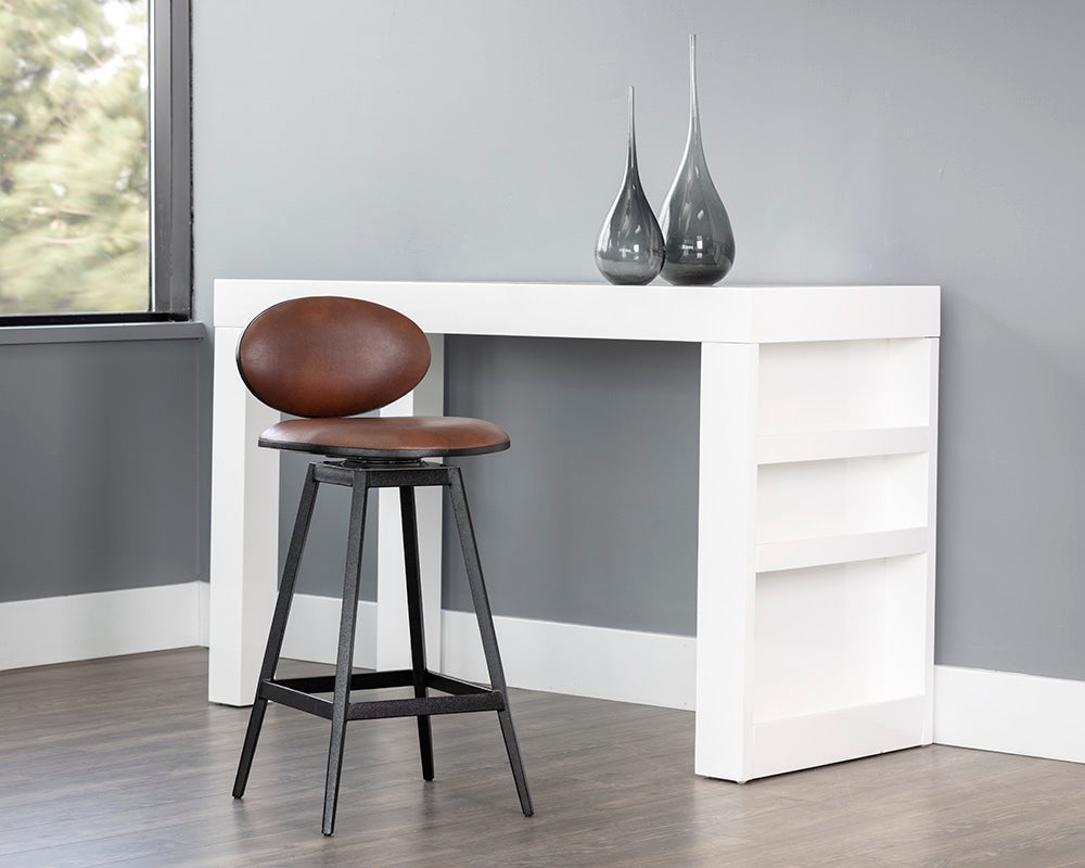 Ember Swivel Counter Stool - perfect for modern counters | Image 2 | InSTYLE Home & Rugs