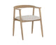 Jeremy Dining Armchair - Weathered Oak