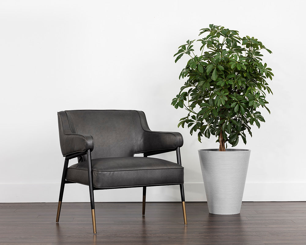 Derome Lounge Chair - perfect for casual unwinding | Image 10 | InSTYLE Home & Rugs