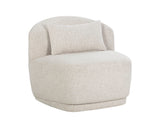 Soraya Swivel Armless Chair - comfortable chairs for relaxation | Image 1 | InSTYLE Home & Rugs